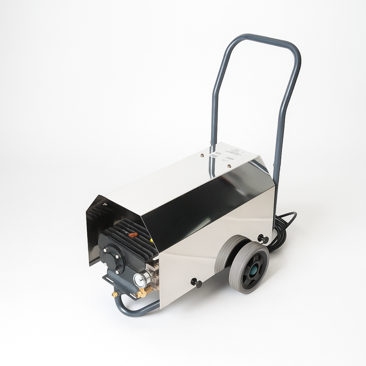 HIDROLAVADORA MONOFÁSICA INDUSTRIAL AGUA FRÍA FMCB 120/8 CON RUEDAS
