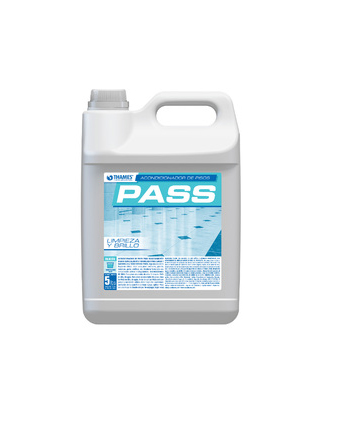 ACONDICIONADOR PARA LAVAR Y DAR BRILLO PARA PISOS PASS 5 LTS