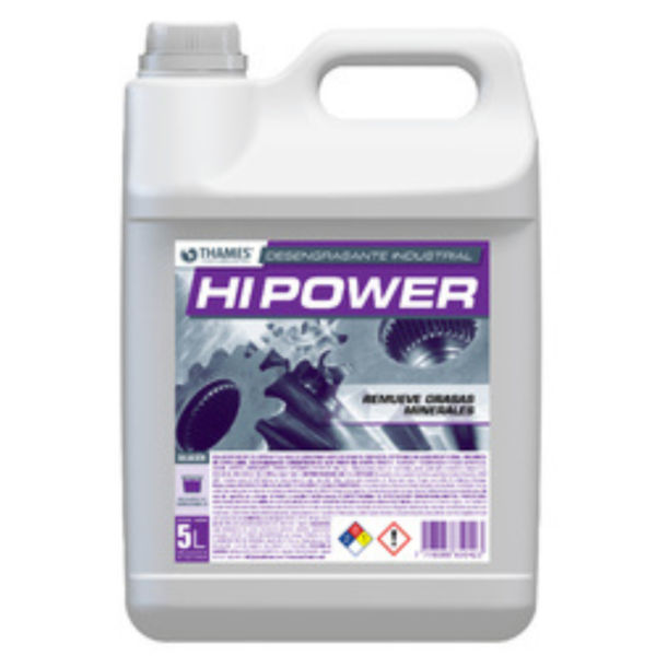 DESENGRASANTE INDUSTRIAL HI POWER 5 LTS