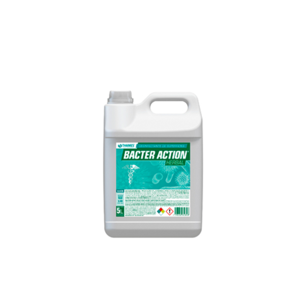 DESINFECTANTE MULTI SUPERFICIES BACTER ACTION 5 LTS
