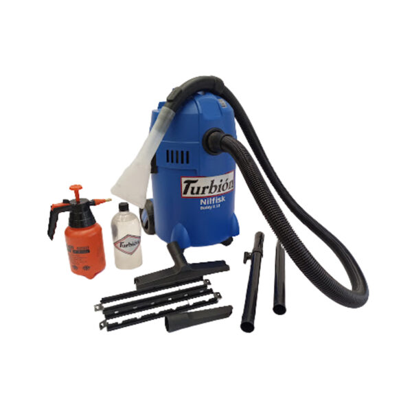COMBO KIT LAVATAPIZADOS + ASPIRADORA 18LTS SOPLADORA TURBIÓN BUDDY