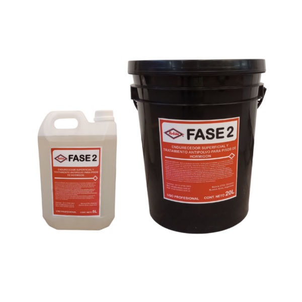 FASE 2 - ENDURECEDOR, IMPERMEABILIZANTE Y SELLADOR PARA SUPERFICIES CEMENTICIAS
