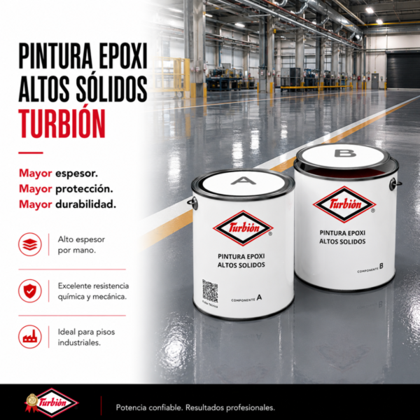 PINTURA EPOXI TURBION ALTOS SOLIDOS 6,6KG